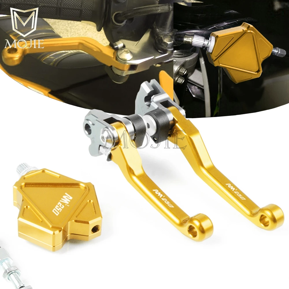 Для SUZUKI RMZ250 RMZ 250 2004 2005- Кроссовый ЧПУ поворотный тормоз трюк рычаг сцепления простая кабельная система для кроссового мотоцикла