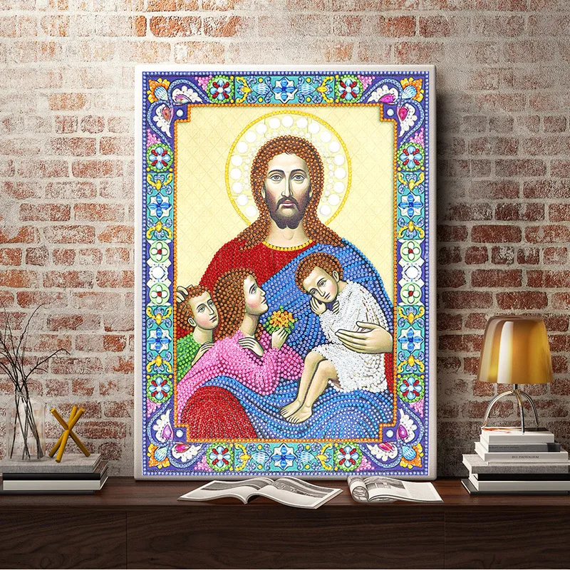 DIY 5D Diamond Embroidery Icons Bead Diamond Painting Religion Large Crystal Rhinestone Pictures New Arrival (9)