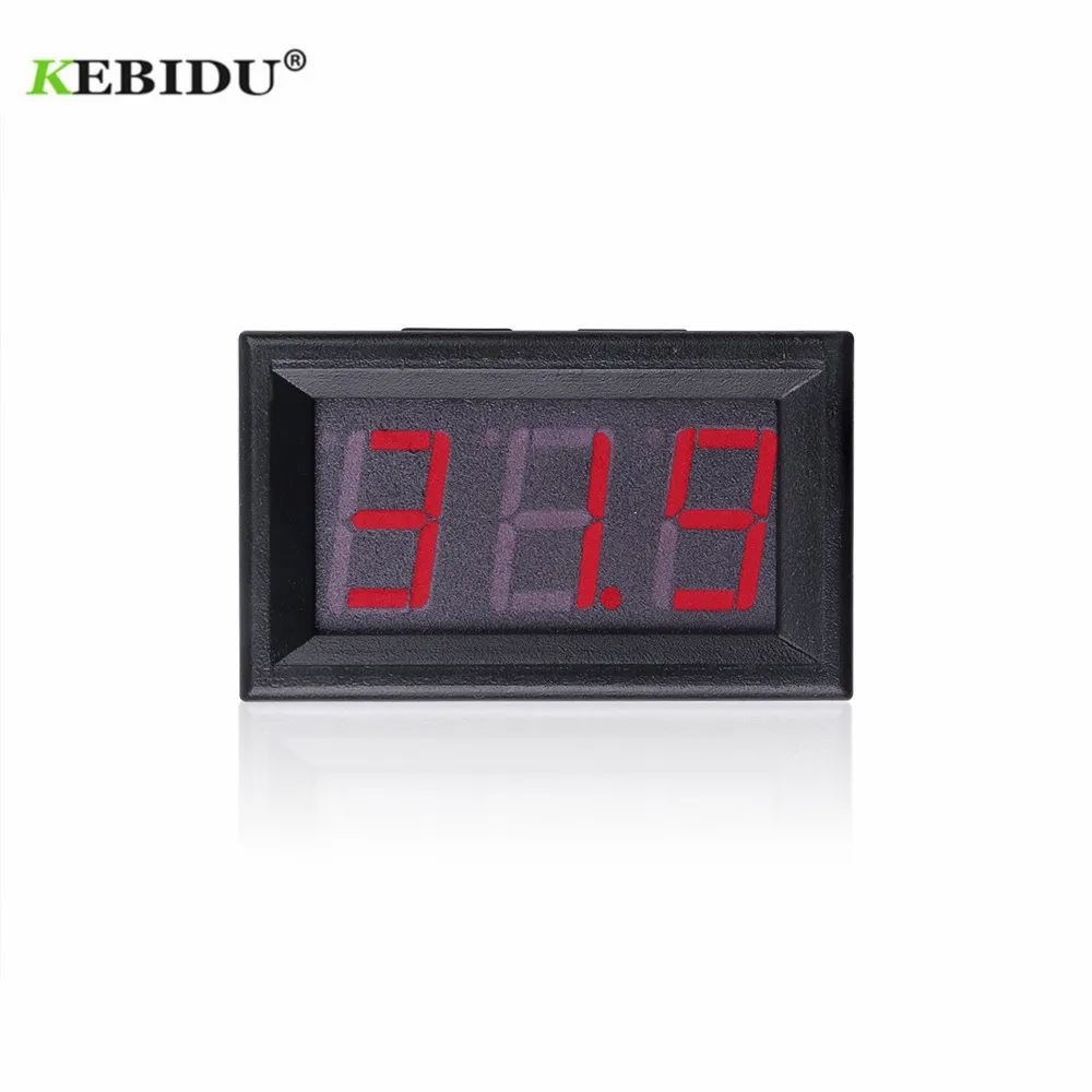Мини светодиодный цифровой вольтметр kebidu 0 56 дюйма детектор постоянного тока 3 8-30