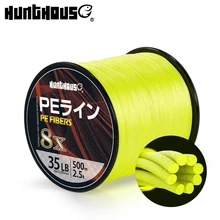 Caça 4 trançadas 8 linha de pesca, 300m, 500m, 1000m, 4 fios, 8 fios, pe, linha de trança 16 25 35 50lb linha de pesca poderosa