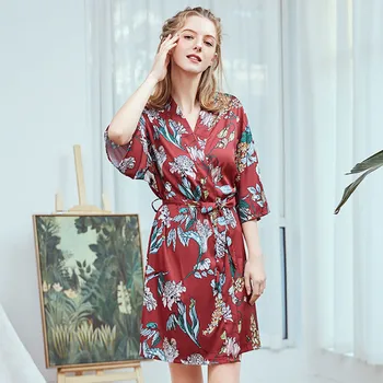 

Sexy robes Nightgowns Women Fashion Robe Belt Underwear Nightdress Sleepwear nightdress 2020 домашняя одежда plus size gifts