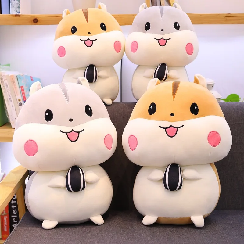 

Sample Customizable Enterprise Mascot Logo2019 Creative New Products Plush Toys Greedy Little Hamster