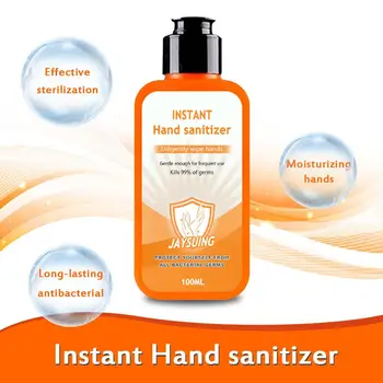 

DishyKooker 100ml Portable Waterless Gel Sanitizer Anti-bacteria Moisturizing Travel Hand Cleaner