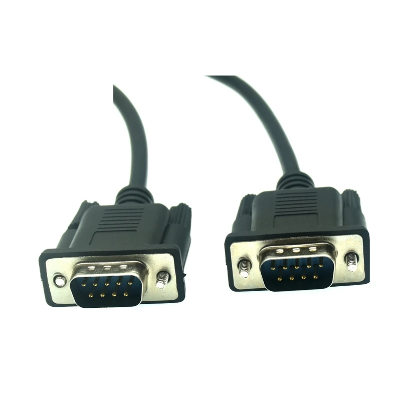 Serial Masculino para Feminino Feminino para Masculino Extensão Porta Cabo de Dados Cabo pc Converter Rs232 Db9 9pin 1.5m 3m 5m - Imagem 2