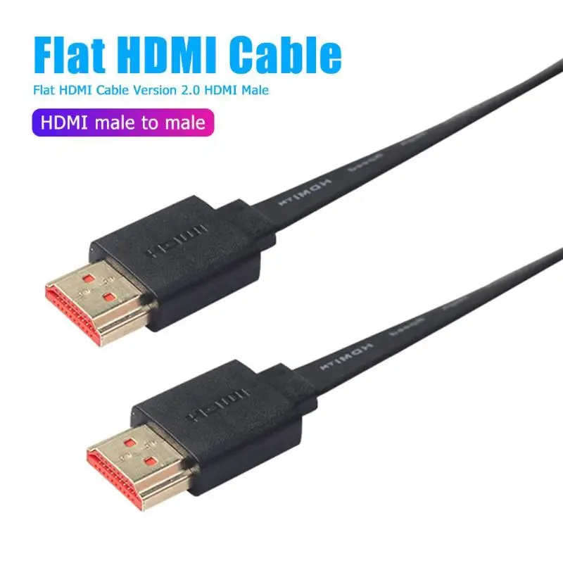HDMI кабель версии 2,0 HDMI штекер провод с вилкой поддержка 4K для HDTV ЖК-дисплей