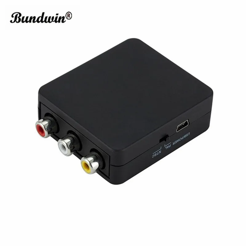 Композитный адаптер HDMI в RCA AV/CVBS для телевизора VHS DVD горячая распродажа|Кабели VGA| |