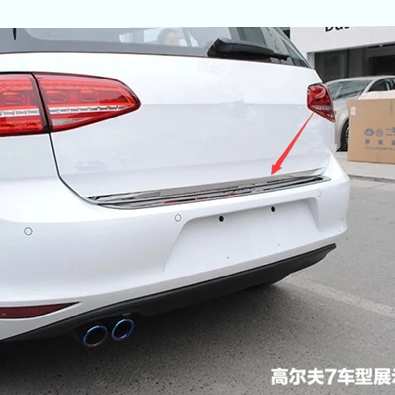 Подходит для VW GOLF 7 2014-2016 хром хвост ворота накладка задний багажник литье ободок