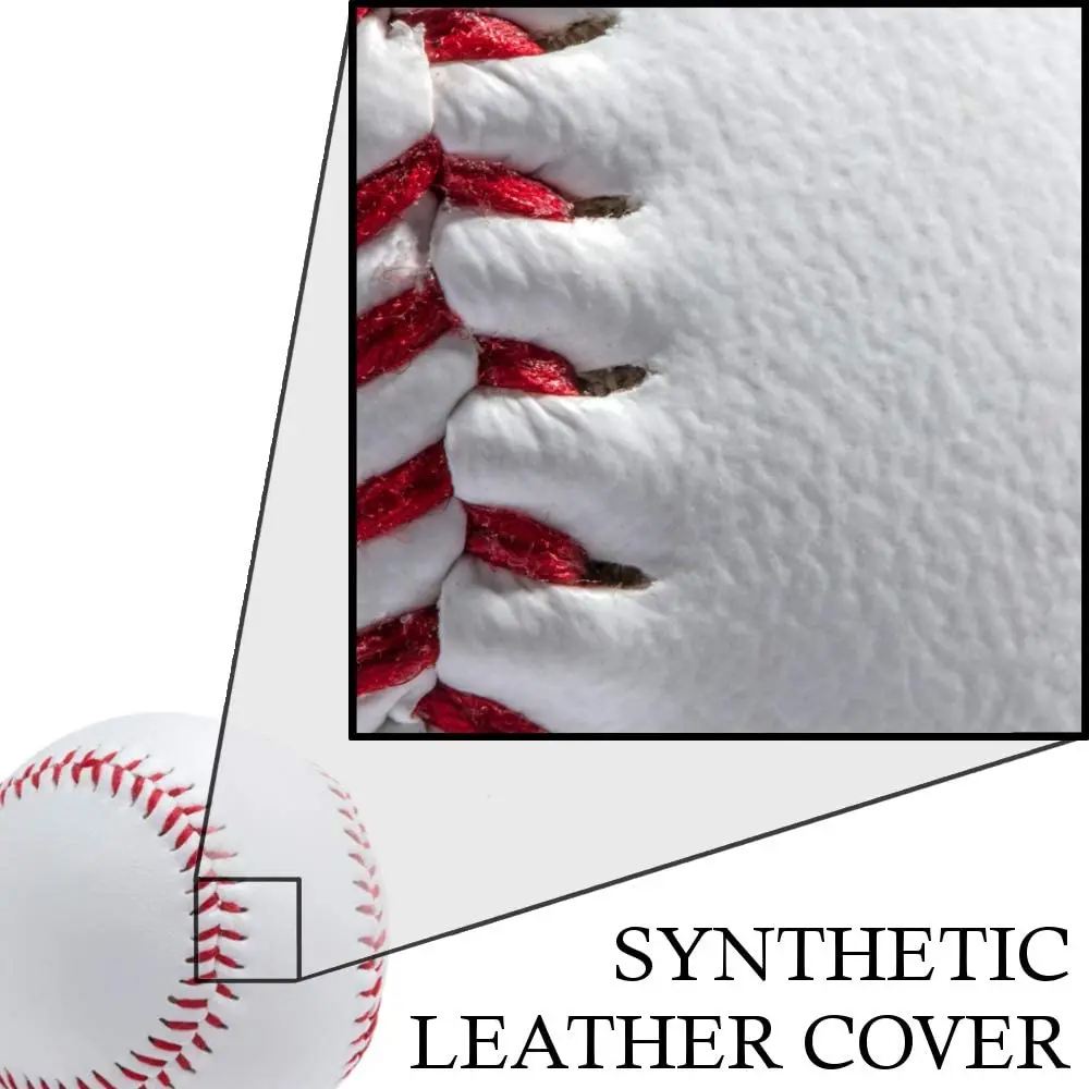 Baseball Balls Training Handmade For Fitness White Safety Kid Men's