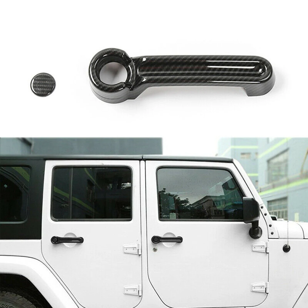 Автомобильная дверная ручка крышки Авто черная накладка багажника для Jeep Wrangler JK 2007