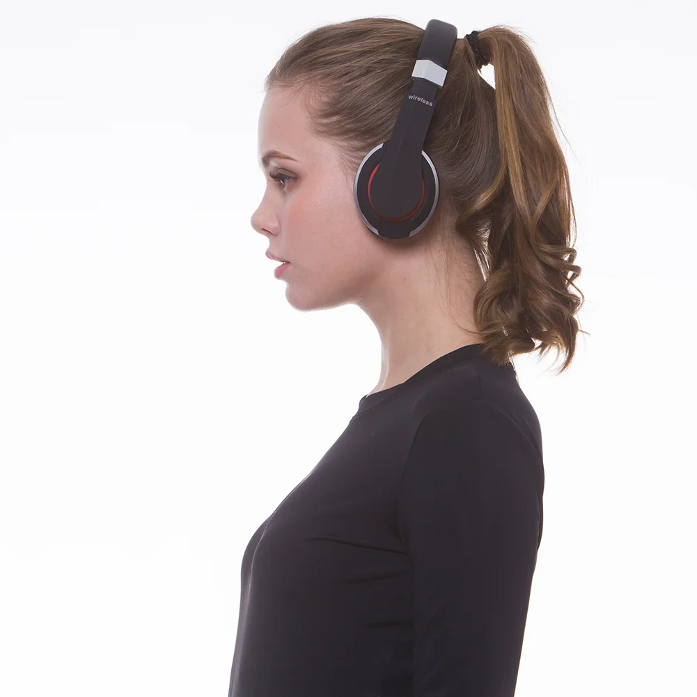 Беспроводные наушники, Bluetooth, музыкальная гарнитура, стерео, складные, спортивные наушники с микрофоном, игровые, usb, зарядка для компьютера