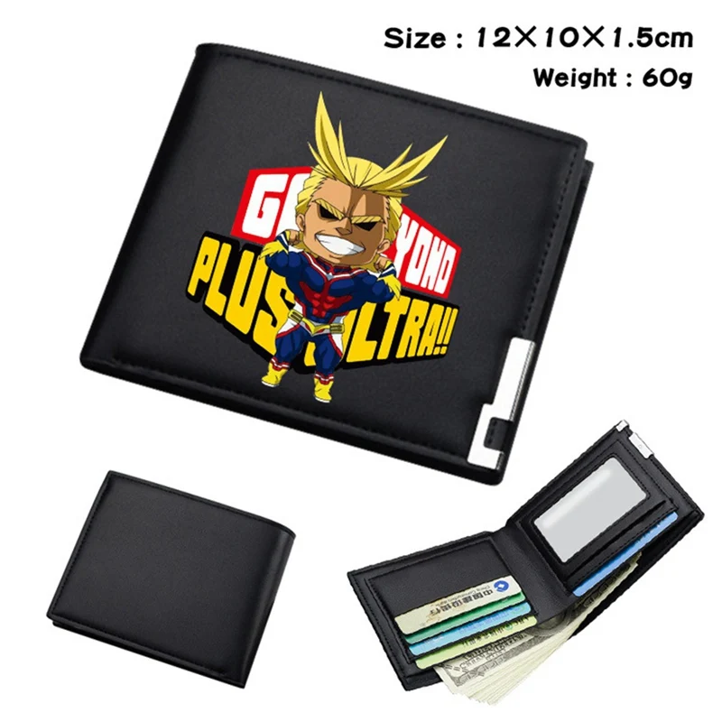

My Boku No Hero Academia Wallet Unisex Short Wallet Leather Pu Purse