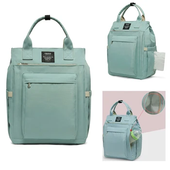 

2019 Waterproof Diaper Bag for Mommy Maternal Nappy Backpack Baby Infant Organizer Nursing Changing Mom Mother Pram Bag to Care