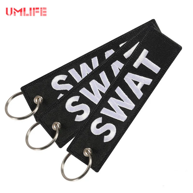 3 шт./лот remove Before Flight автомобильные брелки, Berloques в Красной вышивкой Выделите брелоков цепи авиации подарки Chaveiro - Цвет: 9