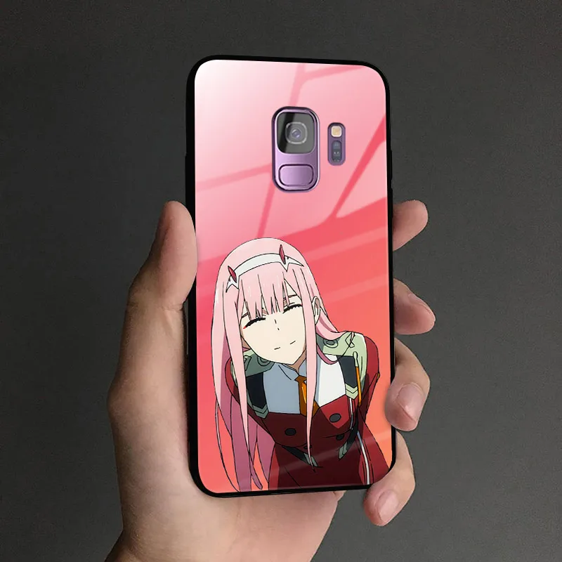 Zero Two Darling in the FranXX аниме стекло Мягкий силиконовый чехол для телефона оболочка для samsung Galaxy S8 S9 S10e S10 Note 8 9 10 Plus - Цвет: AE 2224
