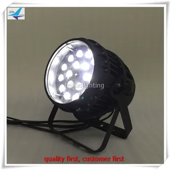 

E-4pcs Motorized zoom 18x18w rgbwa+uv 6 in1 outdoor led par zoom IP65 Led zoom par can light