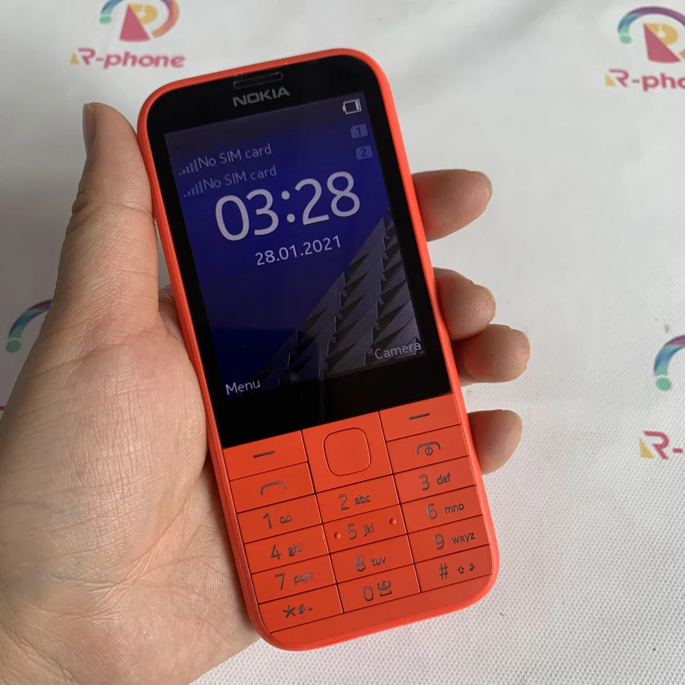 Original Nokia 225 Refurbished Mobile Phone 2.8" 2MP 2G GSM Unlocked Cheap Dual SIM Card Cellphone refurbished samsung