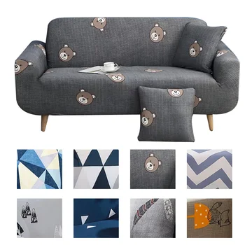 

High Quality Stretchable Elastic Sofa Cover for Living Room L Shape Covers for Corner Sofa 1/2/3/4 Sectional Sofa Cover 8 Colors