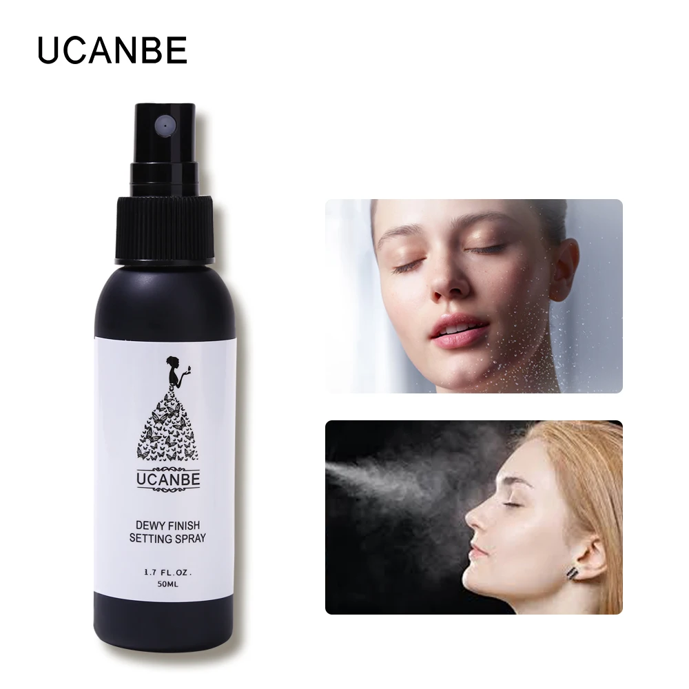 

UCANBE Makeup Setting Spray 50ml Matte Full Coverage Face Foundation Natural Long Lasting Liquid Setting Spray Base Cosmetics