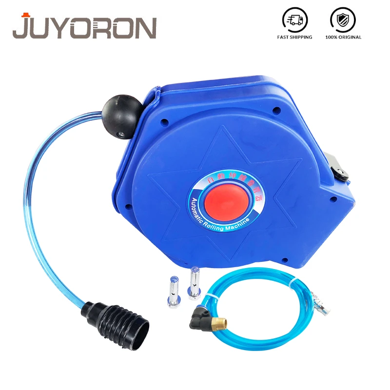 8x5mm 9Meters Compressed Air Hose Reel Pneumatic Reel Air Hose to Compressor Automatic