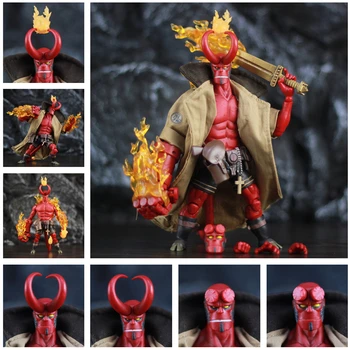 

Hellboy Anung Un Rama 1/12 6" Action Figure Cloth Gown Sword Gun KO 1000toys Mike Mignola Big Baby Variant Comic Movie Toys Doll