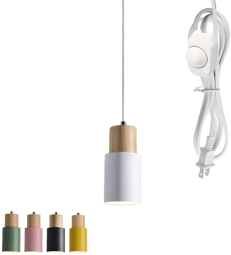 NUNU 15 футов или 20 Plug In диммер провод с переключателем минималистичный подвесной