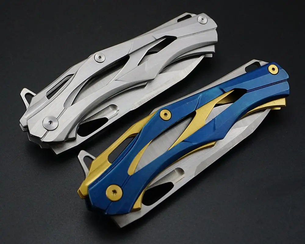 

MASALONG Knife Stainless Steel Handle Pocket Portable Folding Blade Outdoor Survival Hunting Tools kni92