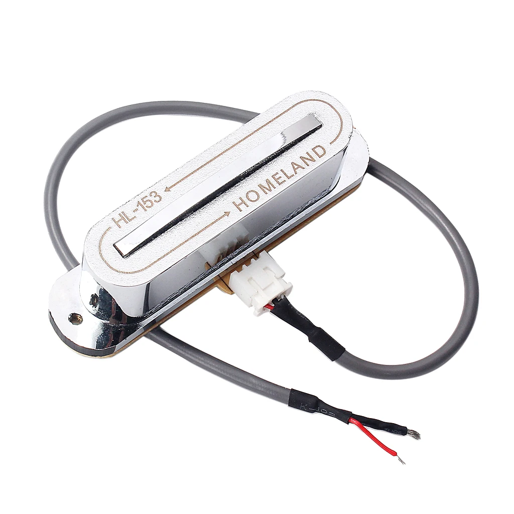 Silver Dual Rail Humbucker Pickup With Screws&Springs For Cigar Box Guitar Mandolin