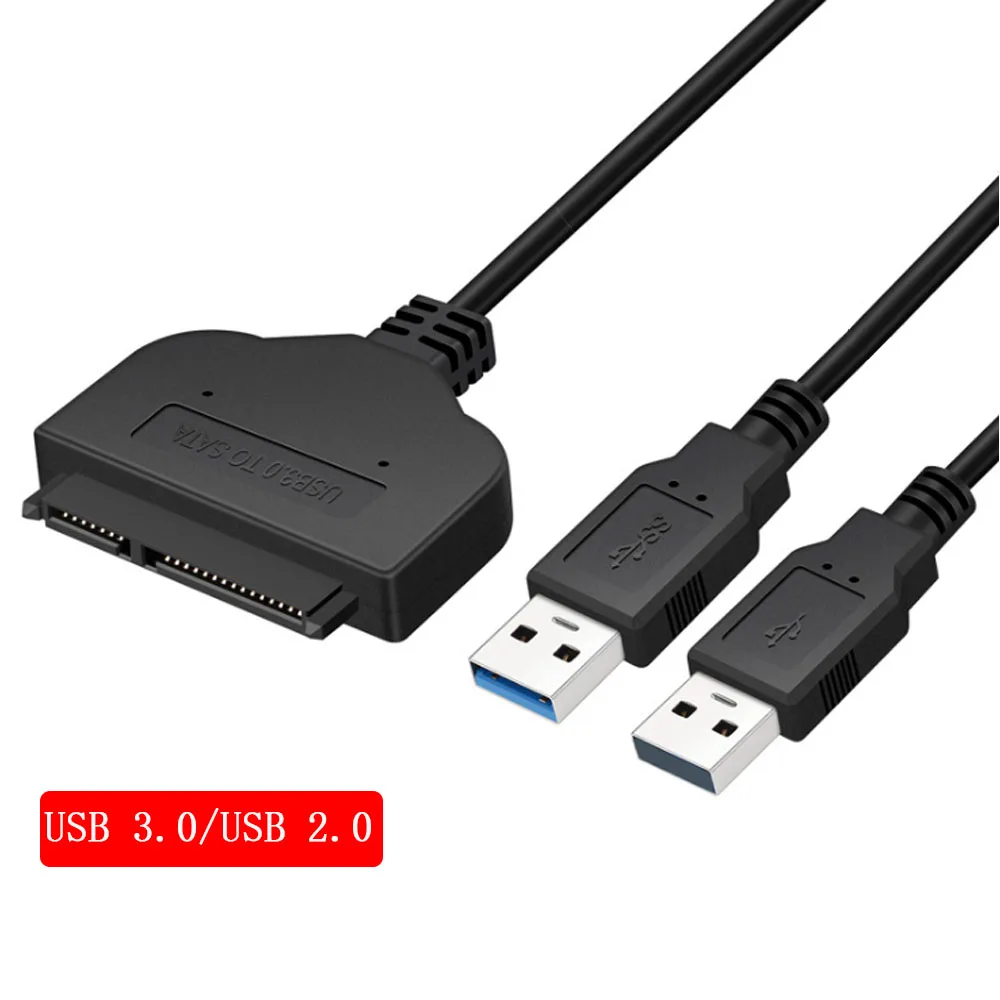 Adaptador Cable Usb Sata 3 a Usb 3,0, conectores de ordenador, Cable Usb, adaptador Sata, compatible con disco duro Ssd Hdd de 2,5 pulgadas