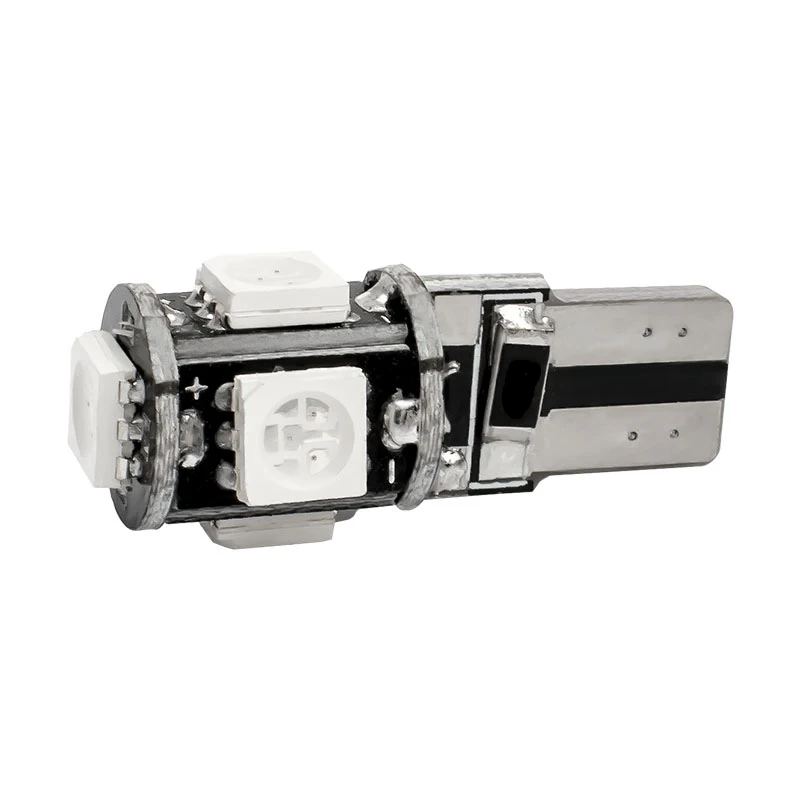 10 шт. T10 5 SMD 5050 светодиодный Canbus без ошибок автомобильные интерьерные огни W5W 194 5SMD