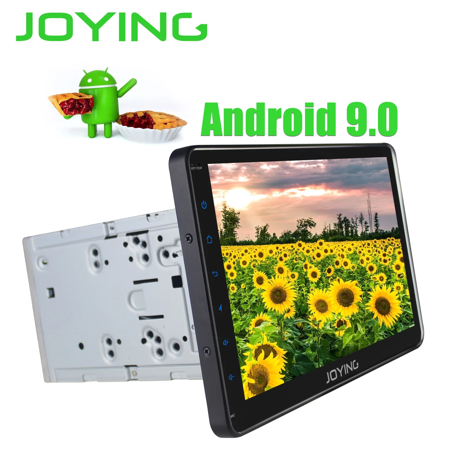 Cheap 10" Double 2 Din Android 9.0 Car Radio Stereo 2GB+16GB Multimedia player GPS Navigation Head Unit Built in DSP Video out Mirror 5