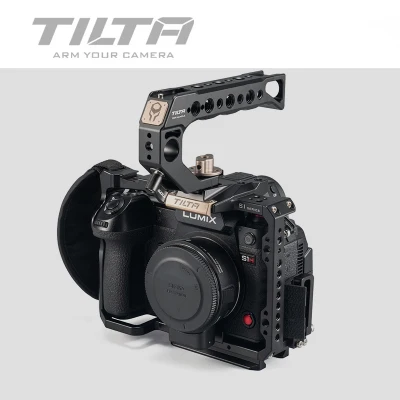 TILTA Камера клетка для PANASONIN S1 S1H S1R DSLR W/Холодный башмак гарнитурой вспышки