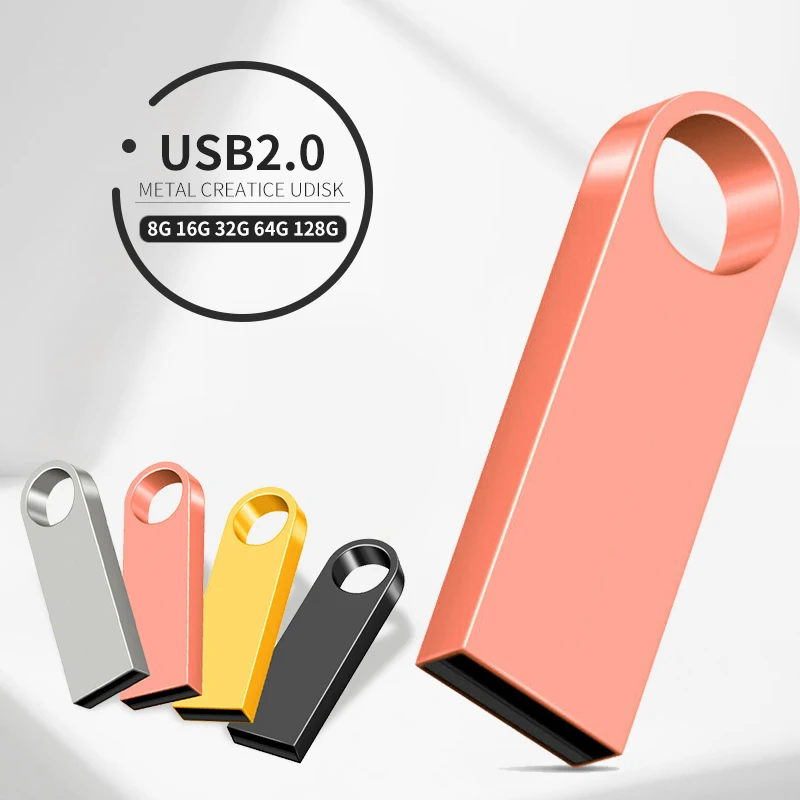 Металлический мини USB флеш-накопитель 128 Гб 64 ГБ 32 ГБ флеш-накопитель USB флеш-накопитель 32 64 128 ГБ USB флешка с логотипом на заказ