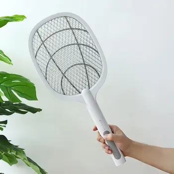 

Electric Hand Held Bug Zapper Insect Fly Swatter Racket Portable Mosquitos Killer Pest Control For Home Bedroom Outdoor