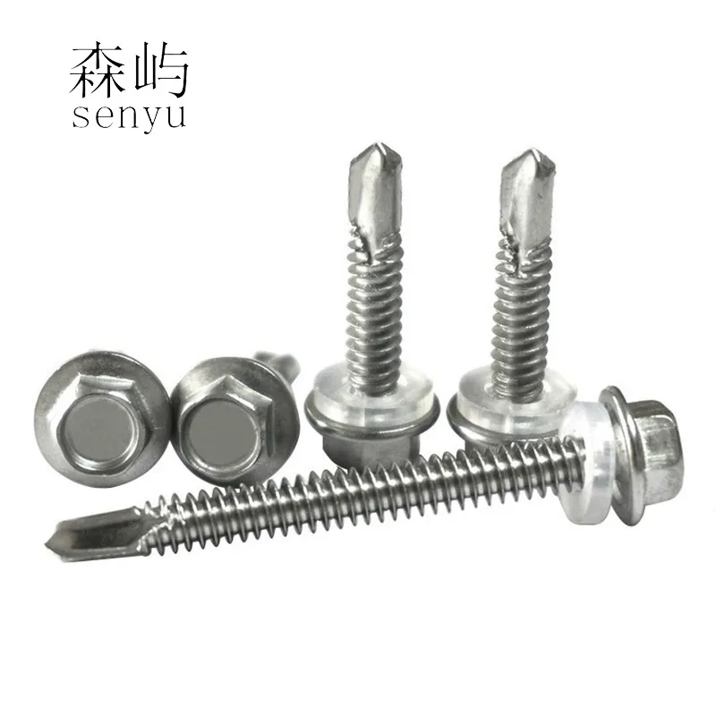LUCHANG M5.5 410 нержавеющая сталь внешний шестигранный саморез Болт резьба