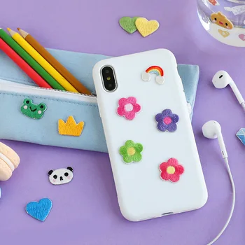 

Mini Rainbow Hearts Cute Colorful Cloth Sticker 21mm*20mm