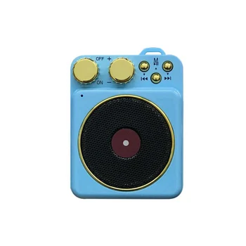 

Portable Mini Wireless Bluetooth Speaker European retro electronic gifts Radio stereo Atomic player phonograph