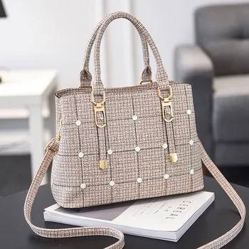 

Women's Bag Summer New Middle-aged Women's Bag Mother Bag Atmosphere Middle-aged Shoulder Messenger Bag Handbag