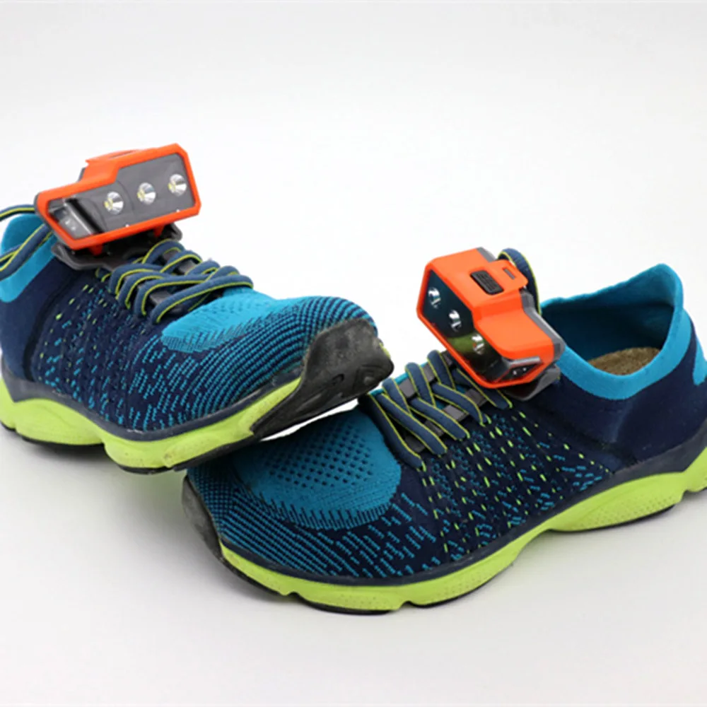 LED Running Outdoor Mini Flashing Torch Night Walking Safety Camping Warning Light Lamp for Shoes waterproof convenient Oc21