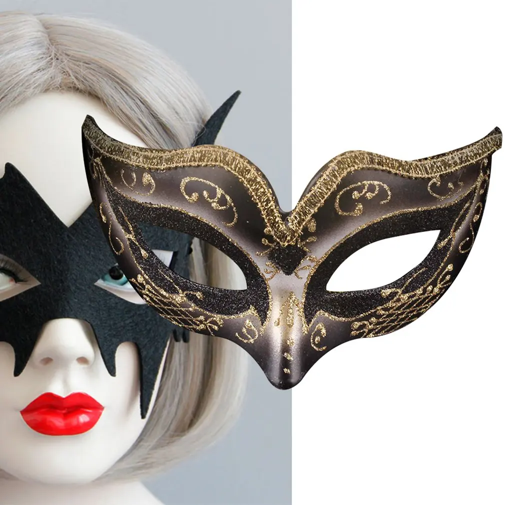 Окрашенные Хэллоуин Мяч Полная Маска Высококлассные венецианские Мужские маски вечерние шоу маска для мужчин подиума нарядное платье Танцевальная Маска