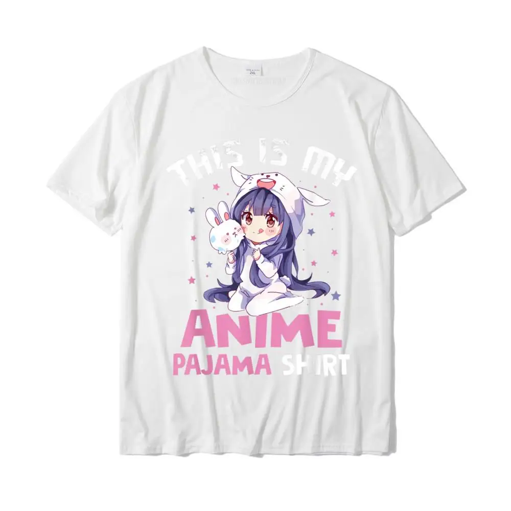 Round Collar Birthday 100% Cotton Fabric Youth T Shirts Cool Short Sleeve Tops T Shirt Oversized 3D Printed Clothing Shirt This Is My Anime Pajama Funny Anime Lover For Teen Girl Gift T-Shirt__35509 white