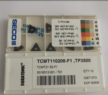

10PCS CARBIDE INSERT TCMT 110208-F1, TP3500