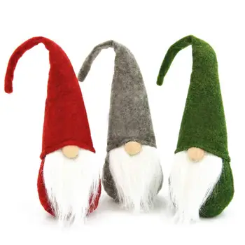 

FuturePlusX Swedish Santa Gnome Plush, 3PCS Handmade Scandinavian Tomte Santa Scandinavian Gnome Plush for Christmas Santa Decor