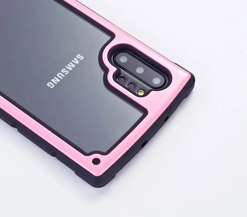 Противоударный жесткий прозрачный чехол для iPhone 6 6s 7 8 Plus X XS Max XR 5,8 6,1 6,5 Heavy Duty для samsung huawei