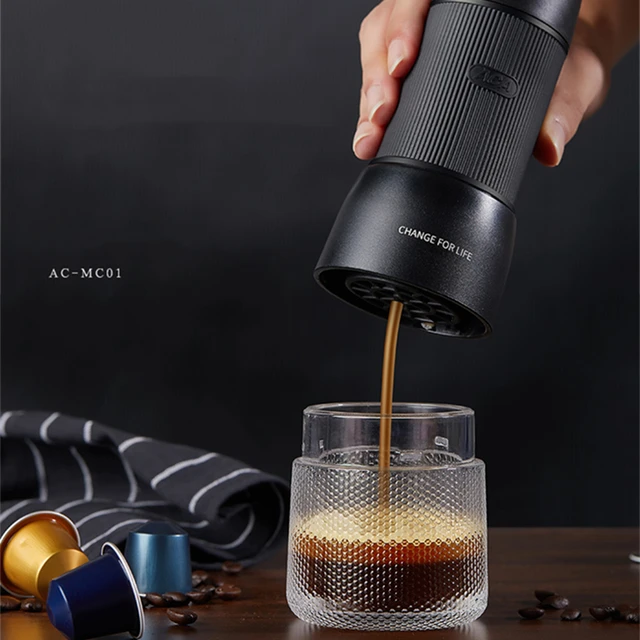 Hand Pressure Manual Mini Espresso Capsule Coffee Machine Cup Portable  Espresso Mini Coffee Maker For Travel - AliExpress