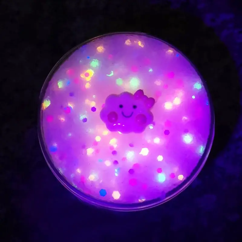 

Fluorescent Drawing Mud Luminous Muds Children DIY Slime Crystal Color Clay