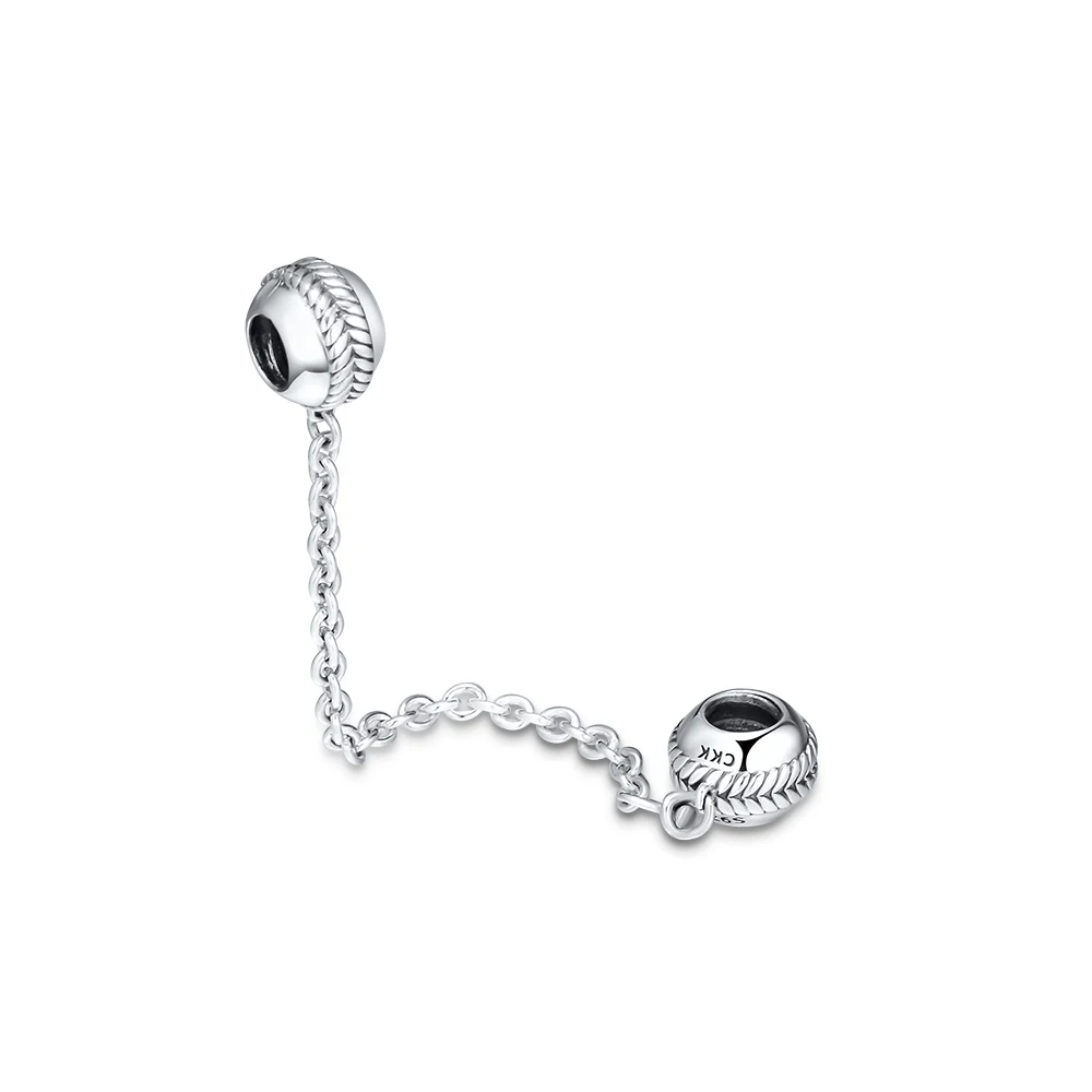 Бусины Подходят для браслетов Pandora Зерна Энергии безопасности цепи подвески 925 пробы серебряные ювелирные изделия