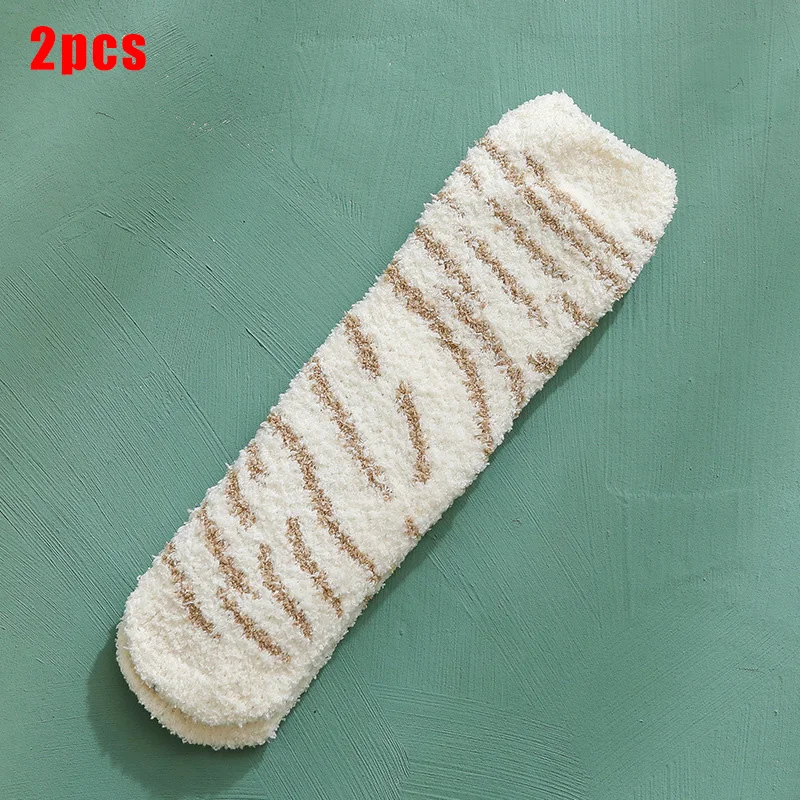 Newly Winter Cats Claws Cute Thick Warm Sleep Floor Socks Mid-tube Women Velvet Socks XSD88 - Цвет: 5