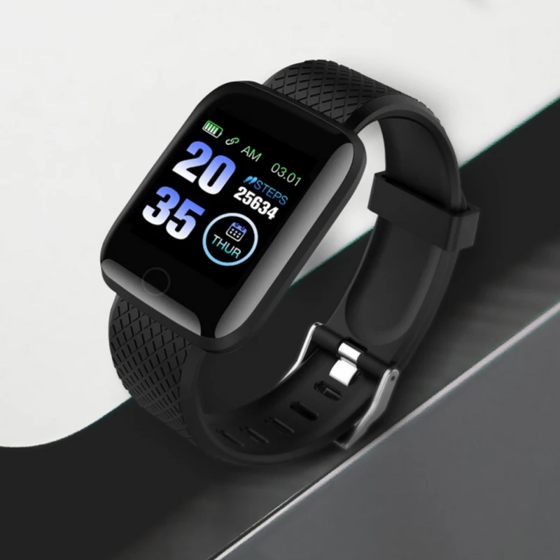 Smart Health Watch 116 PLUS Fitness Track Band Heart Rate Monitor SmartWatch Man Women Wristband Blood Pressure For Ios Android