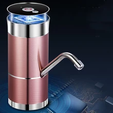 Двойной насос, Автоматический водяной насос для бутылки, зарядка через usb, двойной мотор, электрическая бутылка, насос для питьевой воды, дозатор, ручной насос Bo