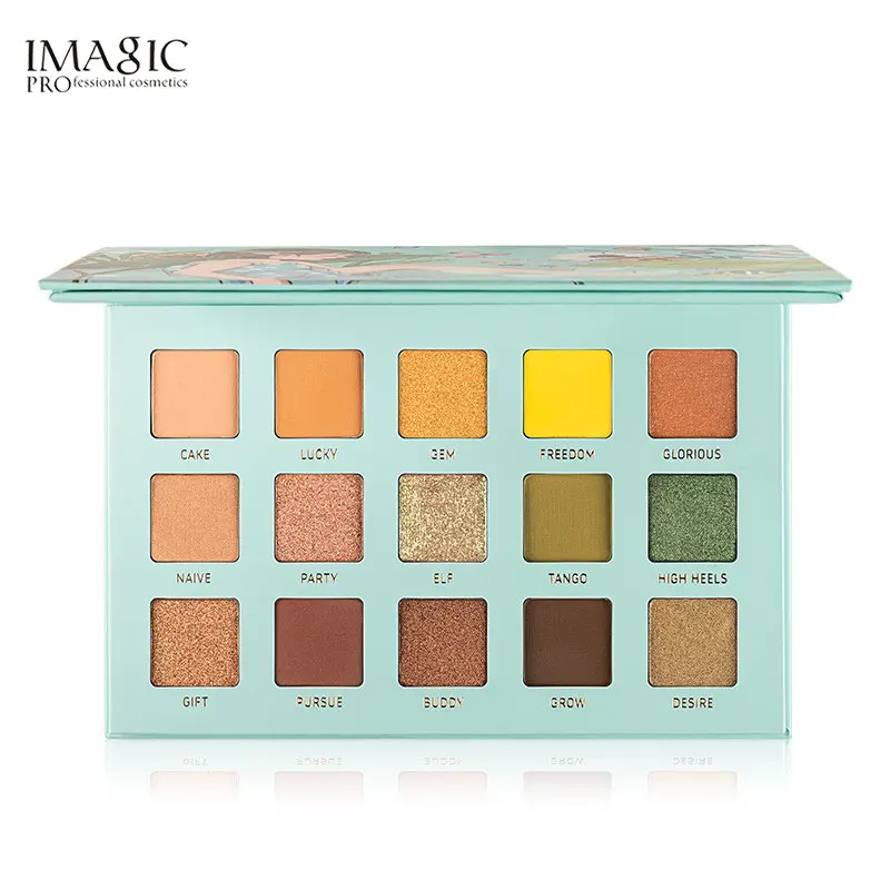 IMAGIC Eyeshadow Palette 15 Colors Matte Shimmer Glitter Matte Paleta Maquillaje Profesional Dream Back Childhood Theme Makeup - Цвет: 3
